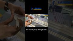 เครื่องรีดขึ้นรูปแถบป้ายราคาพลาสติกอัตโนมัติสำหรับป้ายราคาซุปเปอร์มาร์เก็ต #ป้ายราคา