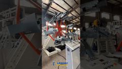 เครื่องขดท่อ PE ขนาด 63-160 มม. ทำงานได้อย่างสมบูรณ์แบบ #เครื่องจักร #โรงงาน #ท่อpe