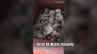 เครื่องทำลายเอกสารอุตสาหกรรมสำหรับการรีไซเคิลกระดาษไม้พลาสติกและกระป๋องโลหะ